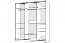 Стол руководителя Skyland ACT 1716 L Дуб Девон