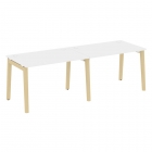 Рабочая станция Рива ONIX WOOD OW.RS-2.2.8 Белый Бриллиант/Светлый