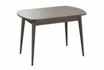 Стол с ящиком Ивару Хоста-3 с цилиндрическими опорами Венге Анкор темный