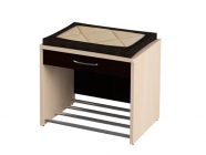 Тумба Ивару Ольга 5.1 Ясень шимо светлый Венге