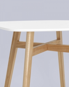 Стол обеденный Stool Group Target 80x80 Белый