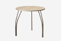 Стол Премиум круглый Ясень шимо светлый/Металлик