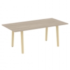 Стол переговорный Рива ONIX WOOD OW.PRG-19 Тиквуд Светлый/Светлый