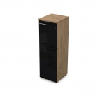 Пенал средний со стеклом правый ALSAV GLOSS LINE 9НП.017.7П Teakwood