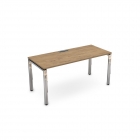 Стол рабочий, прямолинейный ALSAV GLOSS LINE НСР-П.009.1 Teakwood