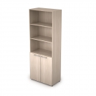 Шкаф стеллаж высокий полузакрытый ALSAV TAIM-MAX 4Ш.005.2 Шамони светлый
