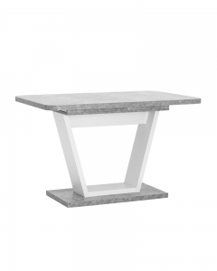 Стол раскладной Stool Group Vector 120-160 Бетон-белый