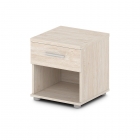 Тумба прикроватная с ящиком Экспро Грейд Ornata Н-490 Дуб Верцаска Светлый