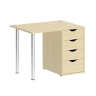 Стол письменный Рива HOME OFFICE VR.SP-3-98.1 Клен