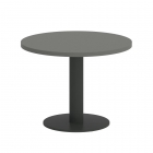 Стол журнальный круглый Рива HOME OFFICE VR.SP-5-60.1G Орех Гварнери/Антрацит металл