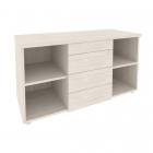 Тумба сервисная с ящиками TIP-ON ONIX Рива O.TS-11 TIP Денвер Светлый