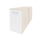 Тумба двойная низкая выдвижная приставная / опорная Рива ONIX O.VTPO-2.8 Дуб Аттик