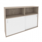 Шкаф-купе приставной / опорный Рива ONIX O.SHKO-2.8 Дуб Аттик/Белый