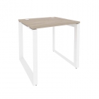 Стол рабочий на О-образном м/к Рива ONIX O.MO-SP-0.7 Дуб Аттик/Белый