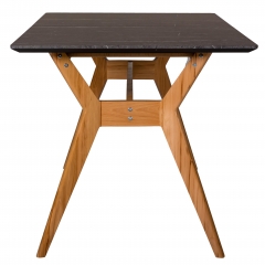 Стол раскладной R-home Нарвик 120-160 БУК-Мрамор Графит