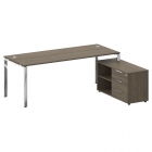 Стол обеденный раскладной Витра Орфей 41 Белый шпон