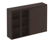 Шкаф для документов средний закрытый Юнитекс MARK МК 324 Орех тоскана