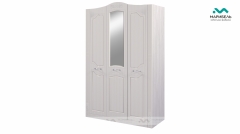 Шкаф 3-х створчатый для платья и белья Ева-10 МАГ-РИВЕР Орех/Орех Итальянский