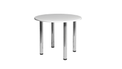 Стол обеденный круглый на металлических опорах 0,9 м МАГ-РИВЕР 145