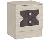 Тумба прикроватная Николь МАГ-РИВЕР Ясень шимо светлый/Лиственница темная