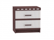 Тумба с 2-мя ящиками Ольга 13 МАГ-РИВЕР Анкор темный/Анкор светлый