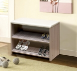 Стеллаж для обуви В-1 МАГ-РИВЕР Ясень шимо светлый/Glory 174 беж