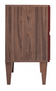 Комод 3 ящика R-home Norton К Кармин