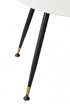 Стол R-home Месси d960 Белый со скосом