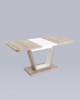 Стол раскладной Stool Group Vector 120-160 Дуб анкона-белый