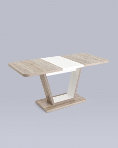 Стол раскладной Stool Group Vector 120-160 Дуб анкона-белый