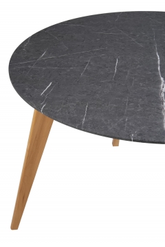 Стол R-home Лунд круглый д.960 Мрамор Графит