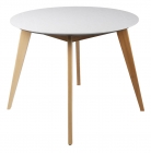 Стол R-home Лунд круглый д.960 Мрамор Бьянко