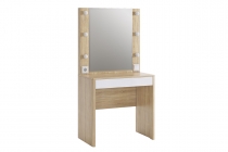 Трюмо Мебельсон Зара SMZ-03 дуб сонома/белый