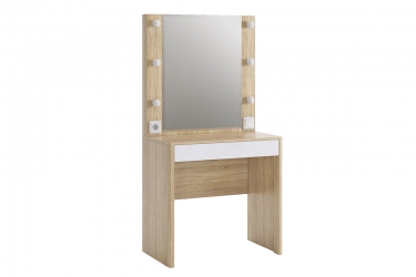 Трюмо Мебельсон Зара SMZ-03 дуб сонома/белый