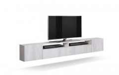 Тумба Олмеко Прага 2 Белый Бетон пайн