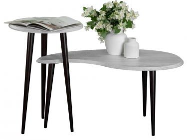 Стол журнальный Мебелик BeautyStyle 2 Дуб дымчатый/венге