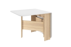 Стол-книжка раскладной Мебельсон Мечта 2 KM-0005 дуб сонома/белый