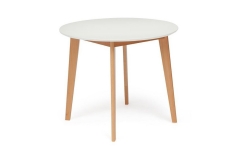Стол обеденный Tetchair Bosco Белый/бук натуральный