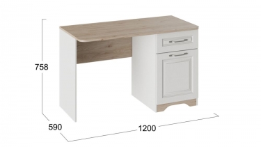 Стол письменный с ящиком Трия Тоскана ТД-353.15.02