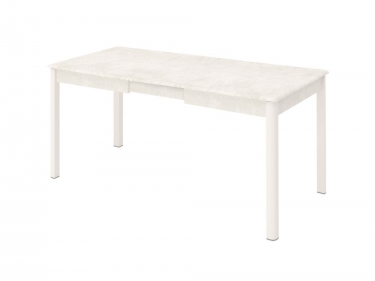 Обеденный стол Витра Орфей 45 Бетон Крем-Белый Шпон