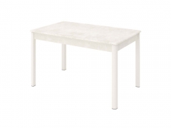 Обеденный стол Витра Орфей 45 Бетон Крем-Белый Шпон