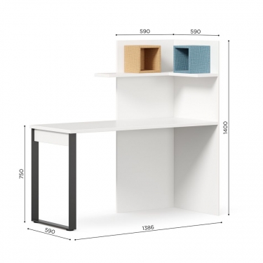 Стол 1400 Любимый дом Милтон ЛД 537.080.000 Белый Шенилл