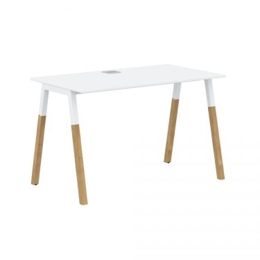 Стол письменный Skyland Forta FST 1167 Белый премиум Дуб Гамильтон