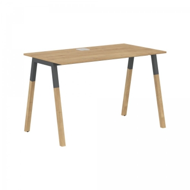 Стол письменный Skyland Forta FST 1167 Дуб Гамильтон Черный графит