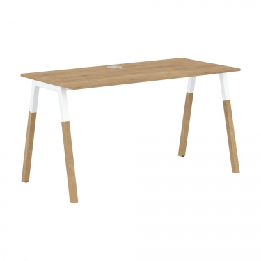 Стол письменный Skyland Forta FST 1367 Дуб Гамильтон Белый премиум