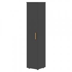 Шкаф-колонка с глухой дверью левый Skyland Forta FHC 40.1 L Черный графит