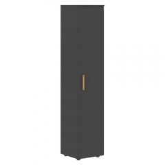 Шкаф-колонка с глухой дверью правый Skyland Forta FHC 40.1 R Черный графит