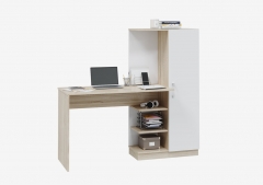 Стол компьютерный Можгинский лесокомбинат Софт УНИ, дуб сонома/белый