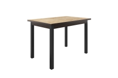 Стол обеденный Можгинский лесокомбинат Квант, 1100750 мм, дуб бунратти/венге/черный