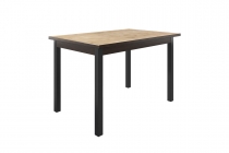 Стол обеденный Можгинский лесокомбинат Квант, 1200800 мм, дуб бунратти/венге/черный